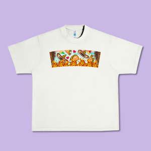 Nach Valentine Urban Heavy Tee Designed By Cowhidedigitalart