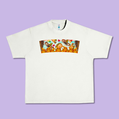 Nach Valentine Urban Heavy Tee Designed By Cowhidedigitalart