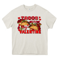 Cream Tacos are my Valentine Valentine's Day Heavy Core Tee - FaDigitalArtStudio
