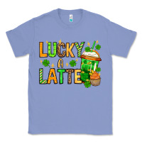 Colony Blue St. Patrick's Lucky a latte Classic Tee - OliviaCreatesArt