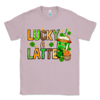 Lilac St. Patrick's Lucky a latte Classic Tee - OliviaCreatesArt