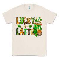 Natural St. Patrick's Lucky a latte Classic Tee - OliviaCreatesArt
