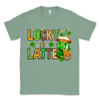 Sage St. Patrick's Lucky a latte Classic Tee - OliviaCreatesArt