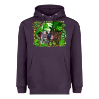Plum st. patrick's day heifers Heavyweight Hoodie - RanaPortraitStore