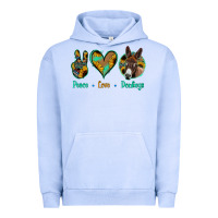 Pigment Grape Ice Peace Love Donkeys Urban Hoodie - Jasminsmagicworld