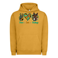 Pigment Peanut Butter Peace Love Donkeys Urban Hoodie - Jasminsmagicworld