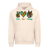 Sandshell Peace Love Donkeys Urban Hoodie - Jasminsmagicworld