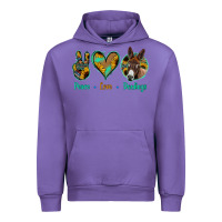 Tulip Peace Love Donkeys Urban Hoodie - Jasminsmagicworld