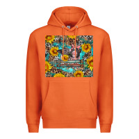 Carrot baby pigs with leopard cowhide and sunflowers Premium Hoodie - Artiststas
