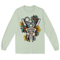 Barber Shop Long Sleeve Tee | Teevron
