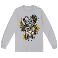 Moon Dust barber shop Long Sleeve Tee - SublimationCraftShop