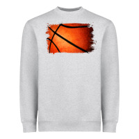 Heather Grey basketball brushstroke Heavyweight Sweatshirt - Jasminsmagicworld