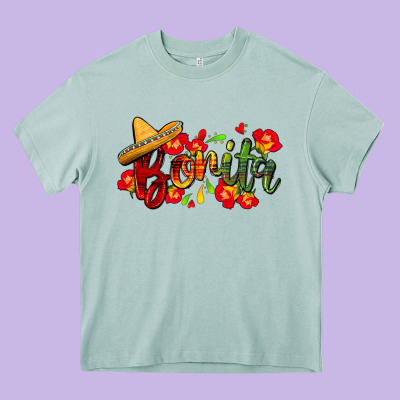 Bonita Heavy Core Tee Designed By Fadigitalartstudio