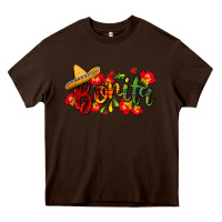 Chocolate Brown Bonita Heavy Core Tee - FaDigitalArtStudio