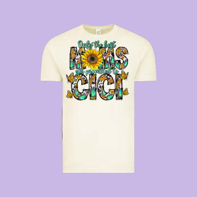 Only The Best Moms Get Promoted To Cici Vintage Tee Designed By Cowhidedigitalart
