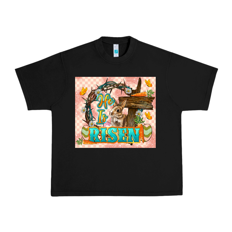 Easter Day He Is Risen 20oz Skinny Urban Heavy Tee by LillyAllenDesigns | Teevron
