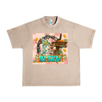French Oak Easter Day He is risen 20oz skinny Urban Heavy Tee - LillyAllenDesigns