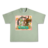 Oil Green Easter Day He is risen 20oz skinny Urban Heavy Tee - LillyAllenDesigns