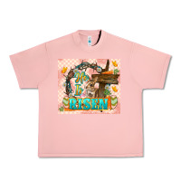 Salmon Easter Day He is risen 20oz skinny Urban Heavy Tee - LillyAllenDesigns