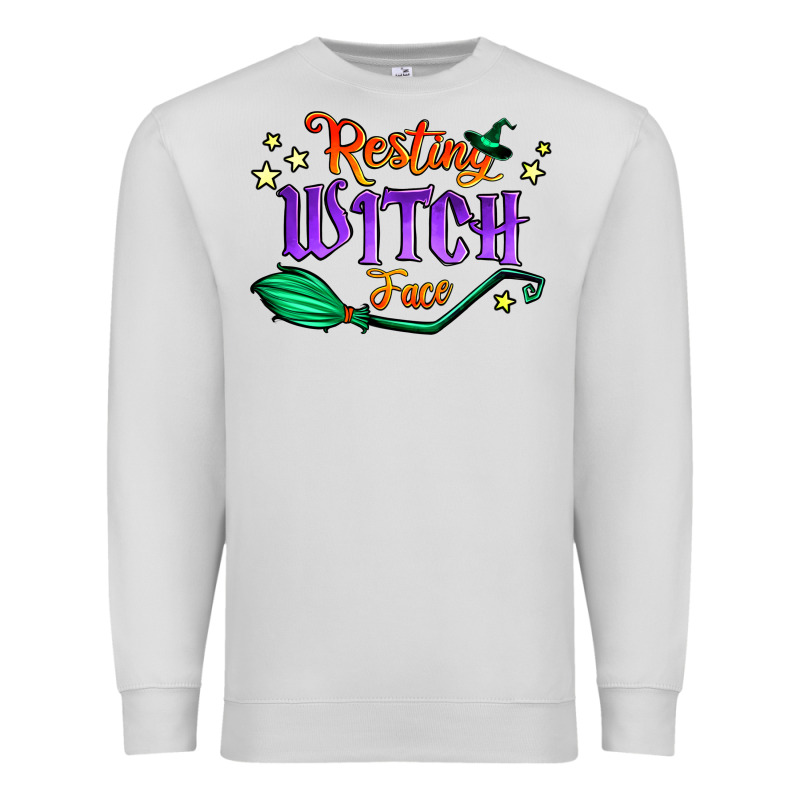 Resting Witch Face Premium Sweatshirt by Jasminsmagicworld | Teevron