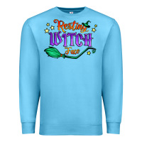 Ocean Blue resting witch face Premium Sweatshirt - Jasminsmagicworld