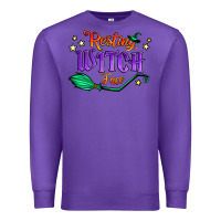 Purple resting witch face Premium Sweatshirt - Jasminsmagicworld
