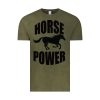 Vintage Olive Horse Power Vintage Tee - Bettercallsaul