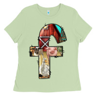 Matcha farm life alphabet lowercase letters f Ladies Tee - BundleAndBundleShop