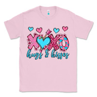 Bubblegum Pink xoxo hugs and kisses olivia Classic Tee - OliviaCreatesArt