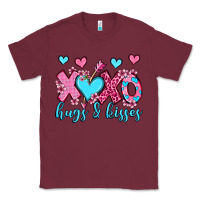 Burgundy xoxo hugs and kisses olivia Classic Tee - OliviaCreatesArt