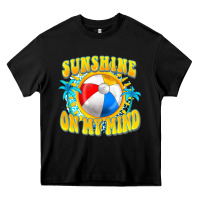 Black Sunshine on my mind Heavy Core Tee - FaDigitalArtStudio