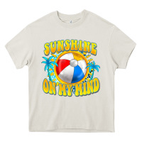 Cream Sunshine on my mind Heavy Core Tee - FaDigitalArtStudio
