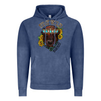 Vintage Denim turquoise bison Vintage Hoodie - RacoonDesign