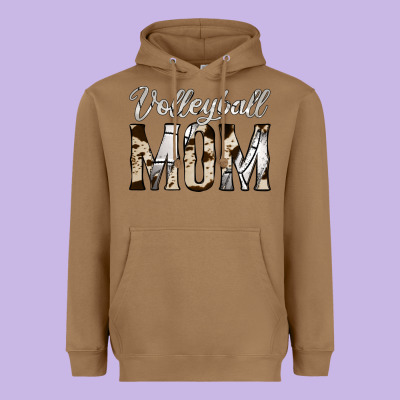 Volleyball  Mom Heavyweight Hoodie Designed By Jasminsmagicworld