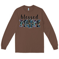 Chestnut blessed mom Long Sleeve Tee - SublimationCraftShop