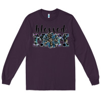 Plum blessed mom Long Sleeve Tee - SublimationCraftShop