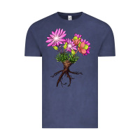 Vintage Denim Bitterroot Flower Vintage Tee - LillyAllenDesigns
