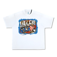White Let's Get Lit Urban Heavy Tee - Jasminsmagicworld