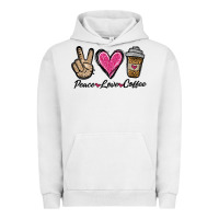Pigment Lunar Rock peace love coffee Urban Hoodie - Jasminsmagicworld