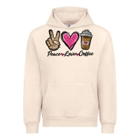 Sandshell peace love coffee Urban Hoodie - Jasminsmagicworld
