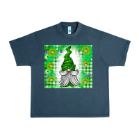 Midnight Navy St. Patricks Day Gnome Urban Heavy Tee - CowhideDigitalArt