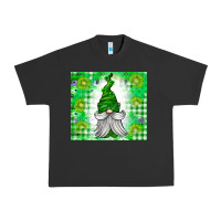 Pigment Black St. Patricks Day Gnome Urban Heavy Tee - CowhideDigitalArt