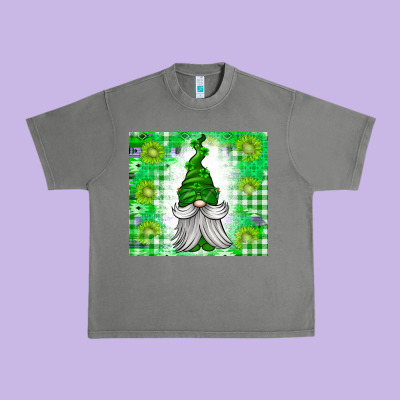 St. Patricks Day Gnome Urban Heavy Tee Designed By Cowhidedigitalart