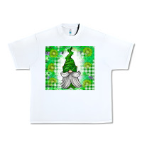 White St. Patricks Day Gnome Urban Heavy Tee - CowhideDigitalArt