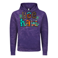 Cloud Purple yee haw Vintage Hoodie - RacoonDesign