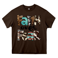 Chocolate Brown Western Faith Over Fear Heavy Core Tee - FaDigitalArtStudio