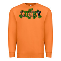 Carrot st patricks day lucky shamrock Premium Sweatshirt - RanaPortraitStore