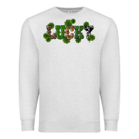 Oatmeal Heather st patricks day lucky shamrock Premium Sweatshirt - RanaPortraitStore