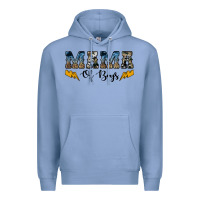 Colony Blue western mama of boys Premium Hoodie - Artiststas