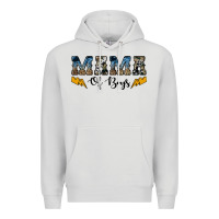 Dove Grey western mama of boys Premium Hoodie - Artiststas